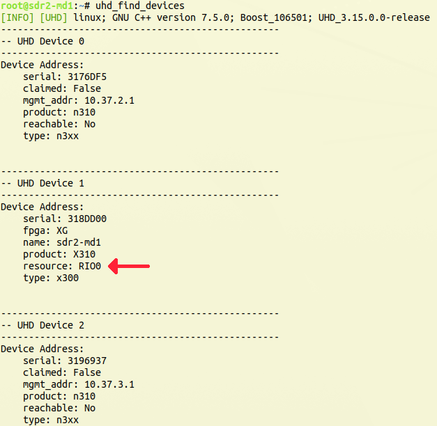 Output of uhd_find_devices