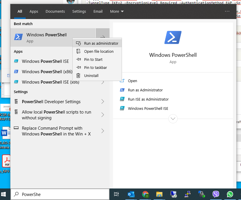 Opening !PowerShell Command Window