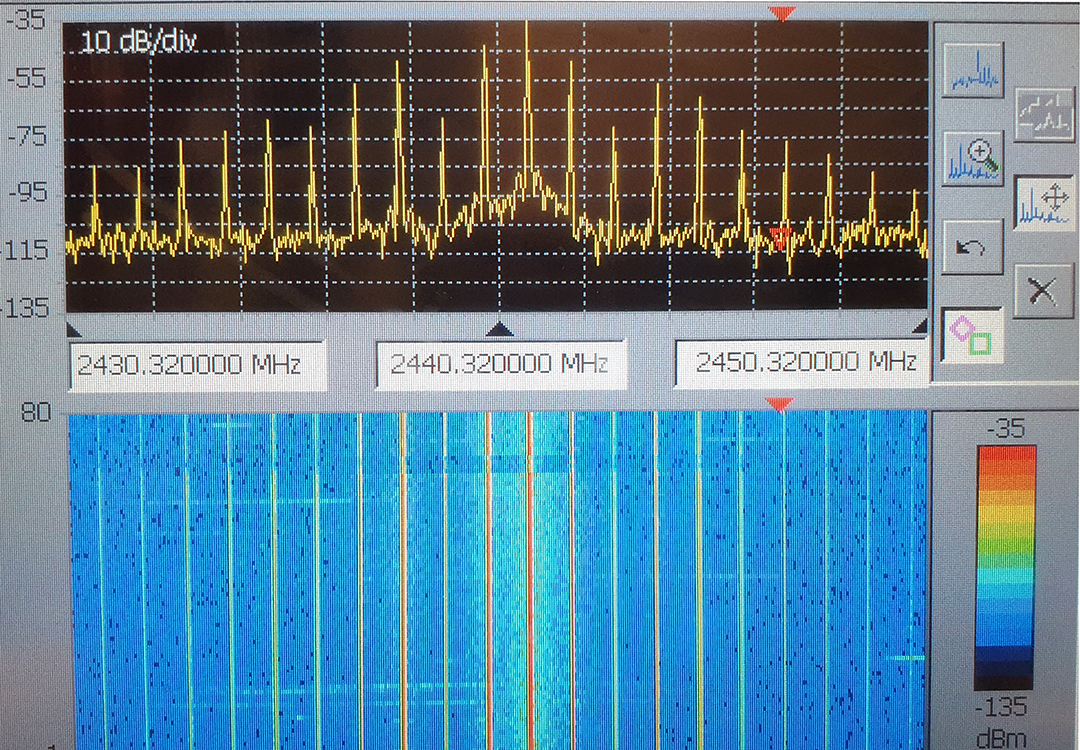 Spectrum Analyzer Screen